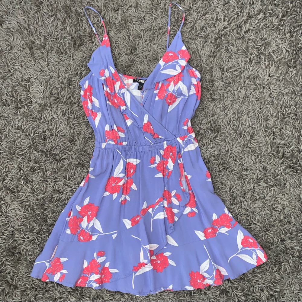 Spaghetti Strap Lavender Summer Dress